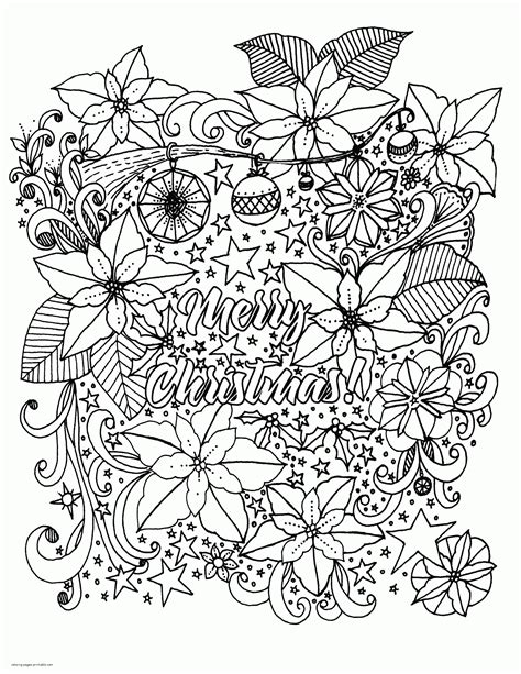 beautiful christmas coloring pages  adults   coloring