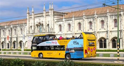 lissabon hop onhop  stadtrundfahrt ab  euro