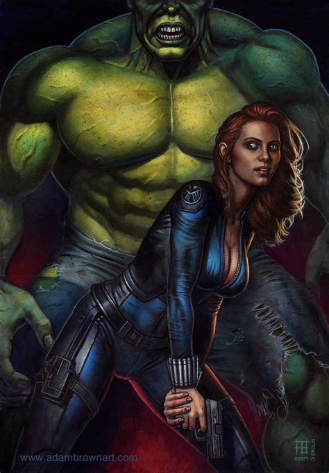 Backup Black Widow Hulk By Adam Brown On Deviantart