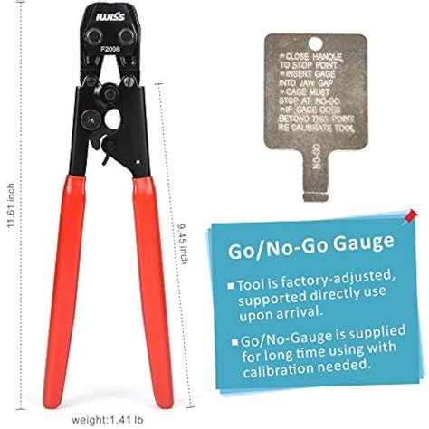 Pex Ratcheting Cinch Crimping Tool Crimper For Stainless Steel Clamps