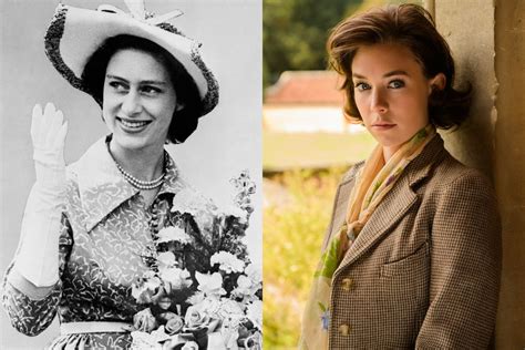 Princess Margaret And Vanessa Kirby The Crown Royals In