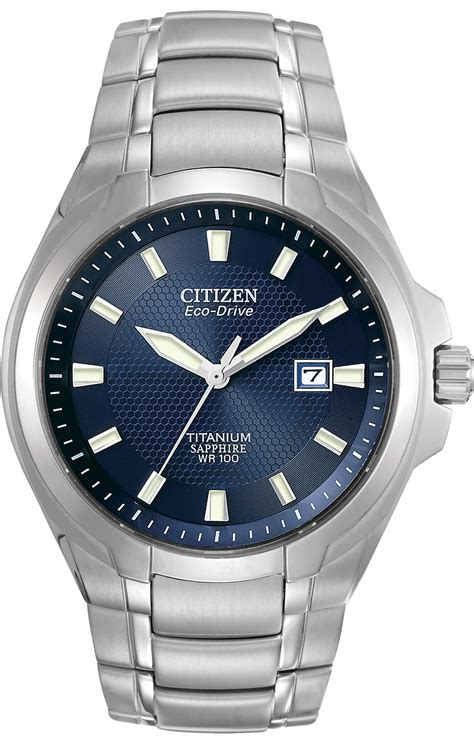 citizen eco drive titanium  automatic watches  men