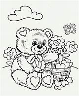 Coloring Pages Teddy Crayola Bear Printable Adult Valentine Kids Garden Color Colouring Templates Print Preschool Getcolorings Playing Astonishing Didi Getdrawings sketch template