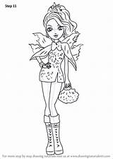 Faybelle Thorn Ever After High Draw Step Drawing Tutorials sketch template