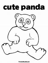 Coloring Pages Pandas Giant Panda Cute Cartoon Colouringpage Characters Colouring Printable Kids Bear Print Library Clipart Simple Book Books sketch template