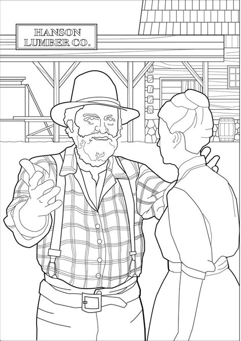 house   prairie pages coloring pages