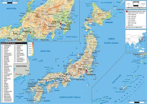 japonsko mapa image mapu japonska obrazky vychodni asie asie