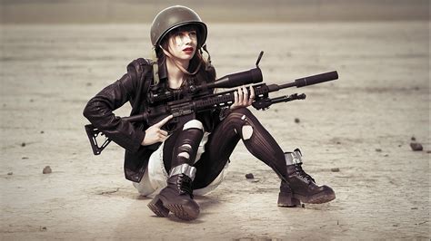 Amazing Wtf Facts Sexy Girls With Guns Desktop High Res Backgrounds