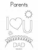 Coloring Parents Dad Mom Father Print Mother Built California Usa Twistynoodle sketch template