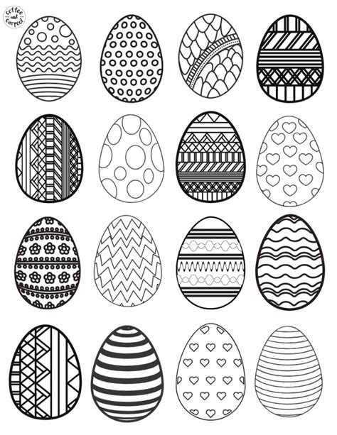 paper easter eggs printable large pin  baking clay  seed