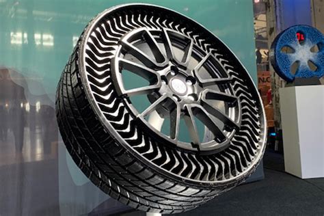 michelin develops  airless tyre auto express