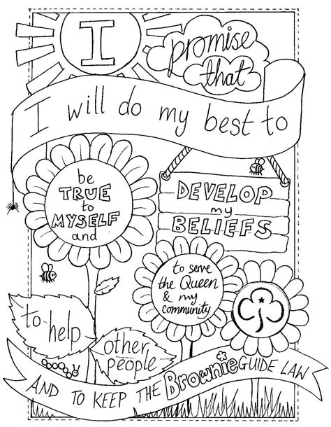 girl scout camping coloring pages  coloring pages