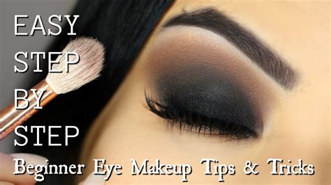 beginner eye makeup tips and tricks step by step smokey eye makeup youtube
