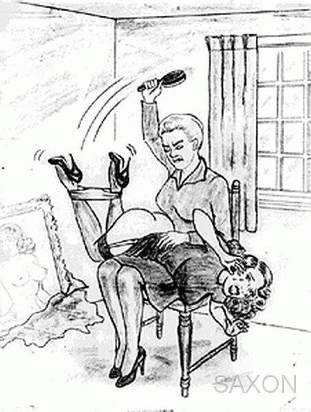 hairbrush spanking drawings image 4 fap