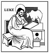 Evangelisti Vangeli Simboli Luca Vangelo sketch template
