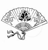 Fan Hand Clipart Japanese Drawing Drawings Illustration Paper Royalty Clip Fans Paintingvalley Coloring Tea Diy Loopyland Party Woodburning Tattoo Getdrawings sketch template