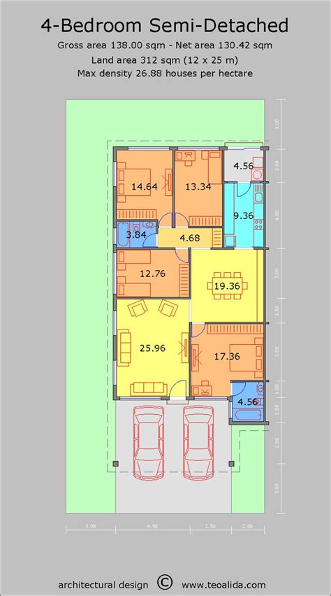bedroom semi detached house house floor plans floor plans model house plan