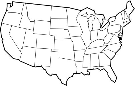 united states map clipart
