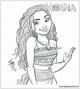 Moana Pages Princess Coloring Disney Color Instagram Online Drawings Salvo sketch template