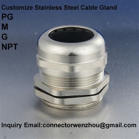 Cable Gland Wholesalers Stainless Steel Wire Rope Connector Npt1 2 Ip68