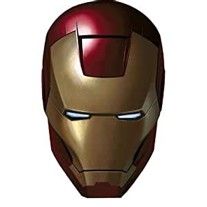 amazoncom iron man paper mask  pieces cardboard party masks toys