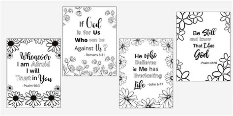 completely  printable bible verse coloring pages