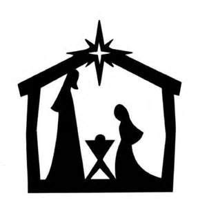 printable nativity silhouette clip art bing images motif noel deco