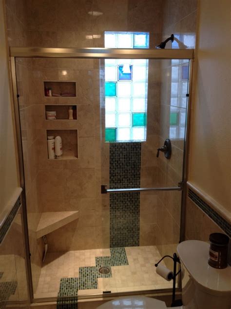 5’ X 8’ Luxury Bathroom Remodeling Frosted And Colored Glass