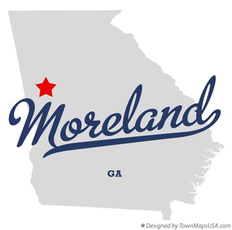 map  moreland ga georgia