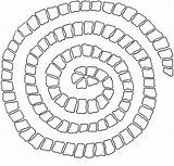 Mandalas Mandala Ausmalbilder Mosaik Glückskalender Spiralen Pinnwand Auswählen sketch template