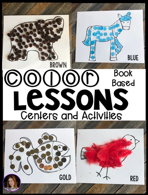color identification activities  preschool   kindergarten