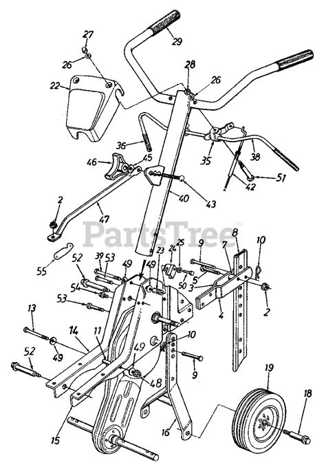 yard machine cc tiller parts diagram alternator
