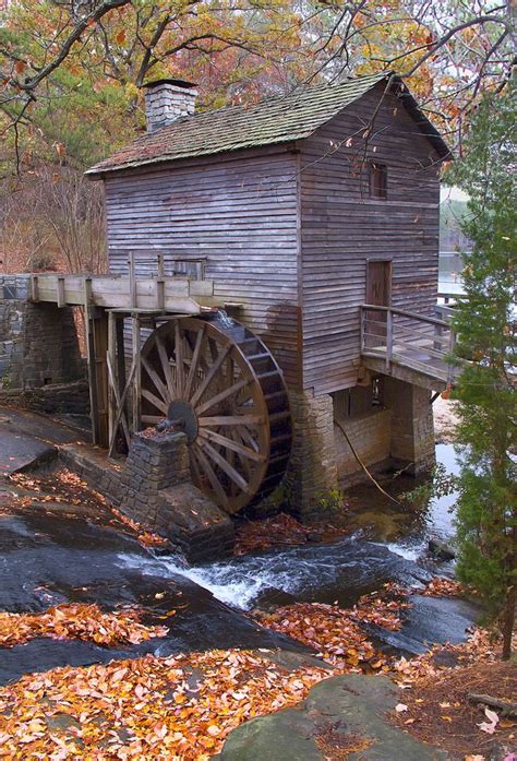 water wheel mills images  pinterest water mill
