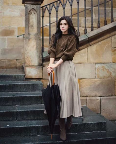 aesthetic korean skirt outfit tags korean fashion korean korean