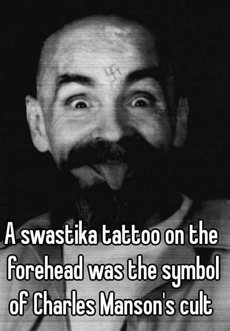 A Swastika Tattoo On The Forehead Was The Symbol Of