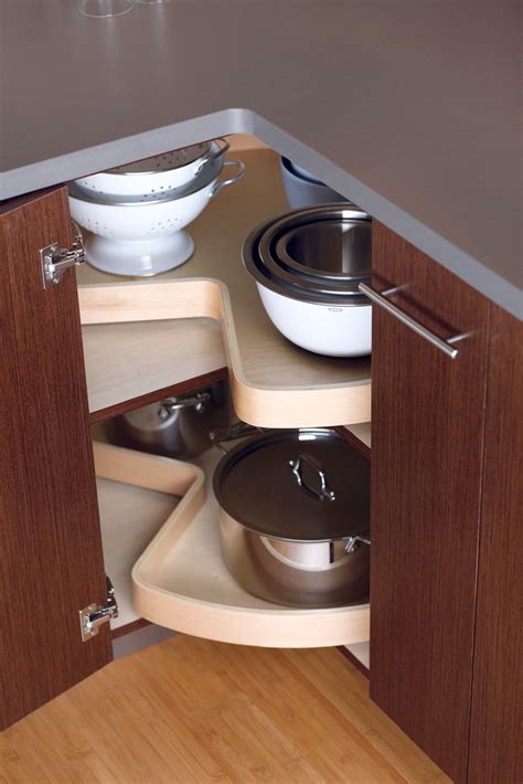corner base cabinets  maximize  kitchen storage space dura