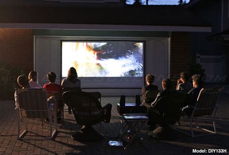 elite diy outdoor  projector screen
