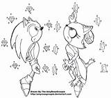 Pages Blaze Silver Coloring Sonic Template Hedgehog Super sketch template