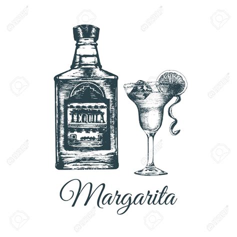 Margarita Glass Drawing At Getdrawings Free Download