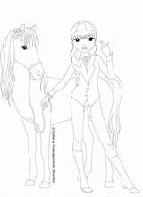 Horse Rider Topmodel Model Coloring Ausmalbilder Depesche Von Pages Drawing Outline Malen Template Choose Board sketch template
