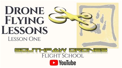 drone flying lessons  tips lesson  youtube