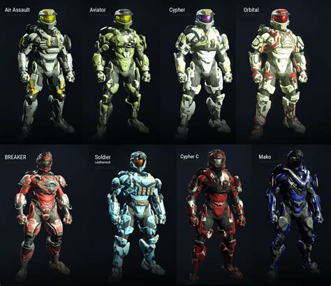 matching armor sets   classic armor pack rhalo