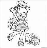 Shopkins Pages Shoppies Coloring Dolls Color Toys sketch template
