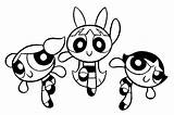 Powerpuff Girls Coloring Pages Printable Color Kids Cute Related Posts sketch template