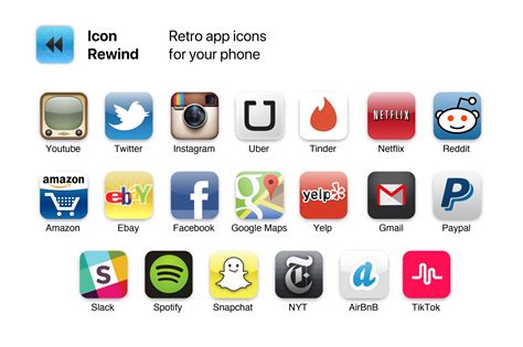 add nostalgic app icons   iphone mashable