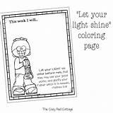 Shine Light Let Color Matthew Kids Follow Luke Come February Blank Write Draw Idea Space Their sketch template