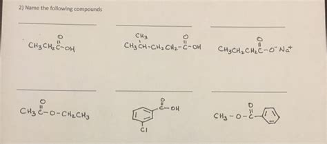 solved 2 name the following compounds ch3 ch3 ch2 c oh oh