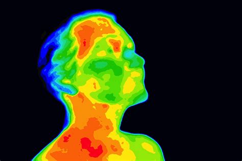 thermal imaging  reveal   hard  brain  working