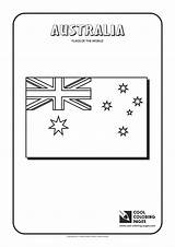 Coloring Pages Flags Flag Australia Cool Kids sketch template