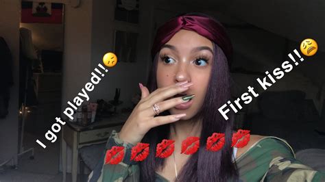 first kiss story time 💋😨 youtube